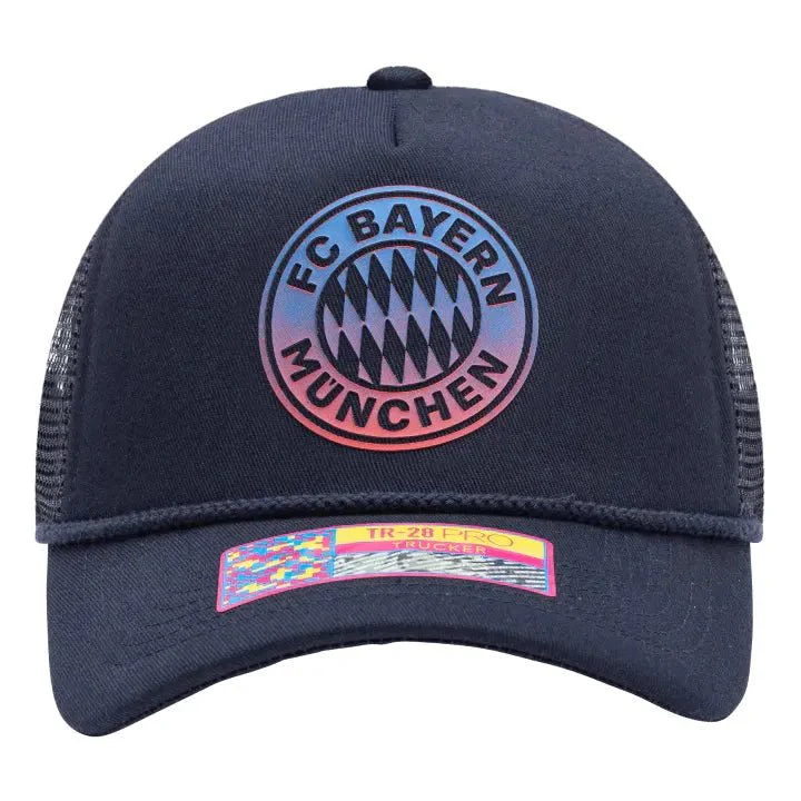 Fan Ink Collection Bayern Munich Atmosphere Trucker Hat - Navy