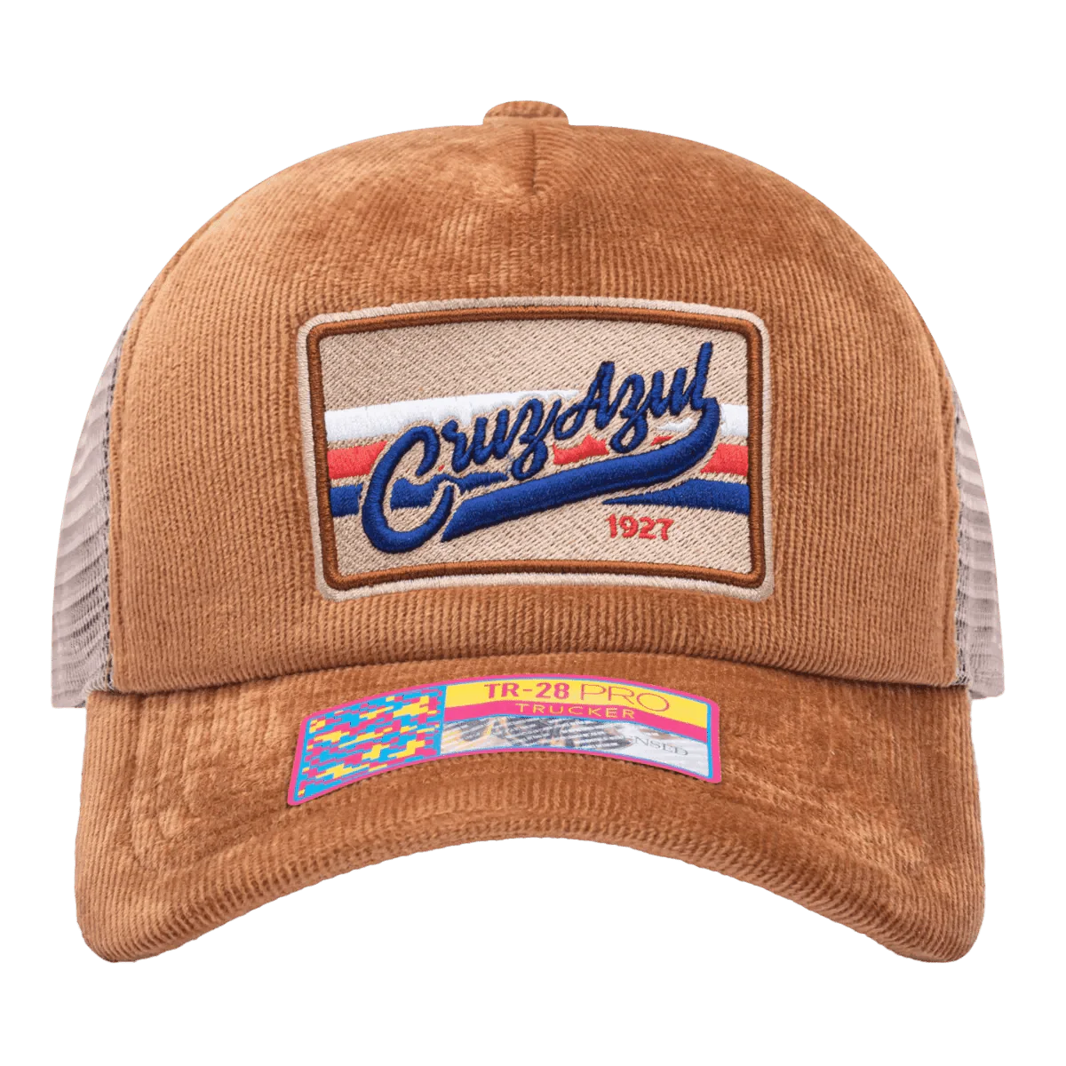 Fan Ink Collection Cruz Azul Camionero Trucker Hat - Brown