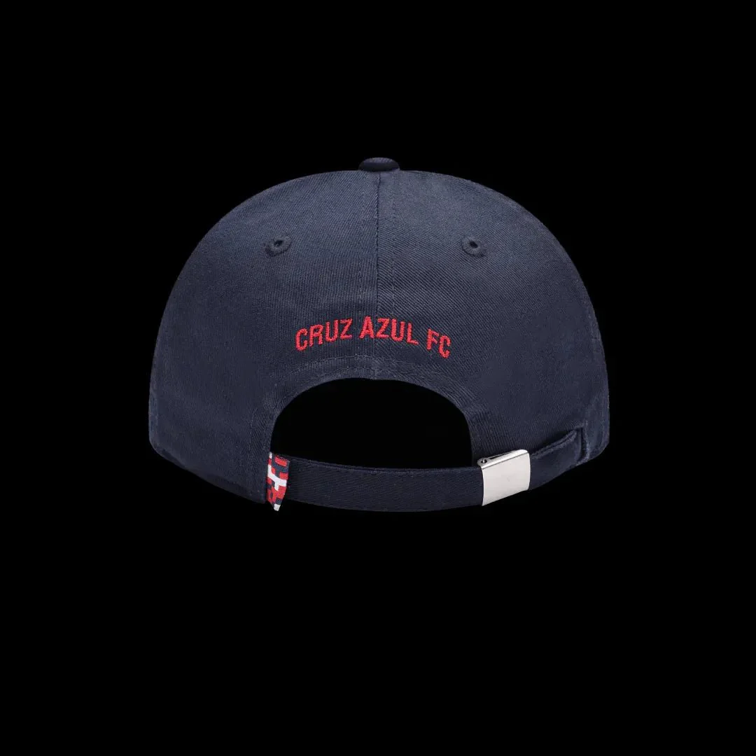 Fan Ink Collection Cruz Azul Eclipse Adjustable Hat - Navy - Image 2
