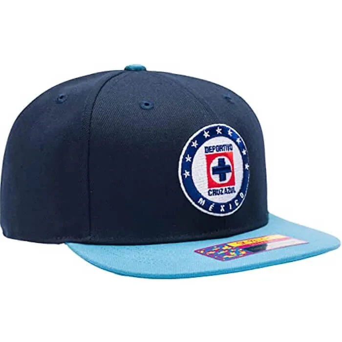 Fan Ink Collection Cruz Azul Snapback Hat - Navy - Image 4