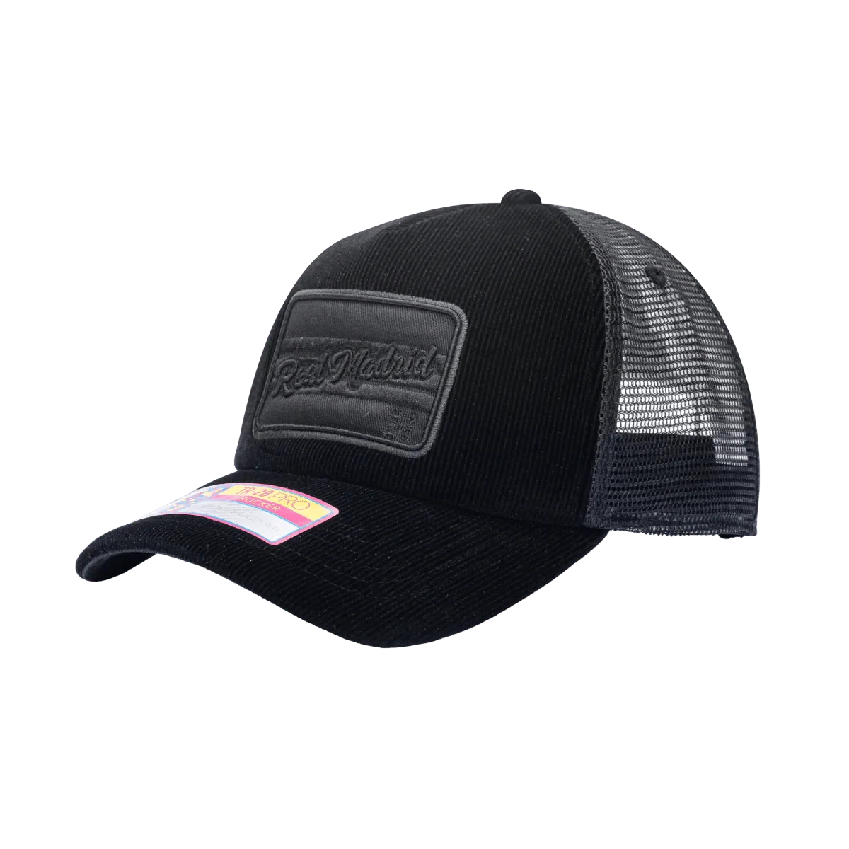 Fan Ink Collection Real Madrid Signature Trucker Hat - Black - Image 2
