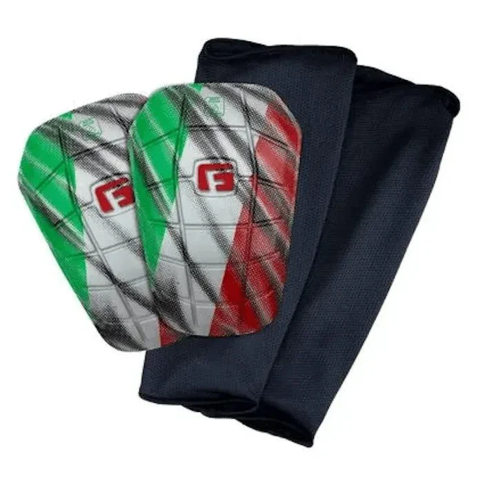 G-Form Pro-S Blade Mexico Shin Guards - Green-White-Red - Image 2