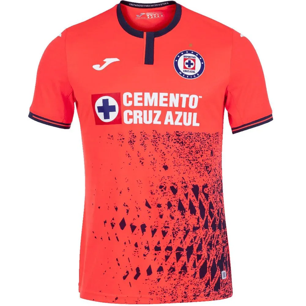 Joma Cruz Azul 2021-22 Third Jersey (with Star) - Mango-Black