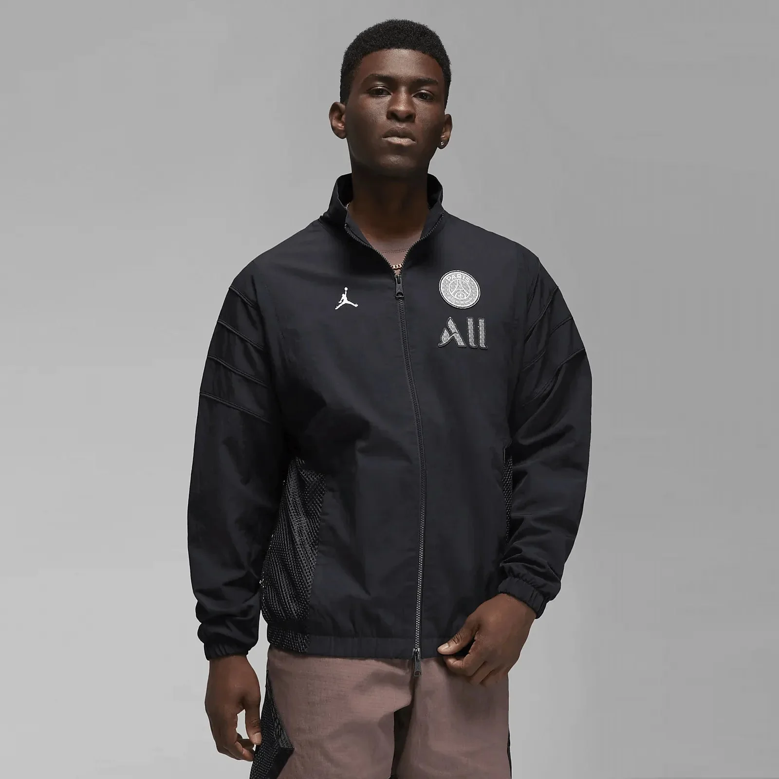 Jordan 2023 PSG Anthem Jacket - Black-White