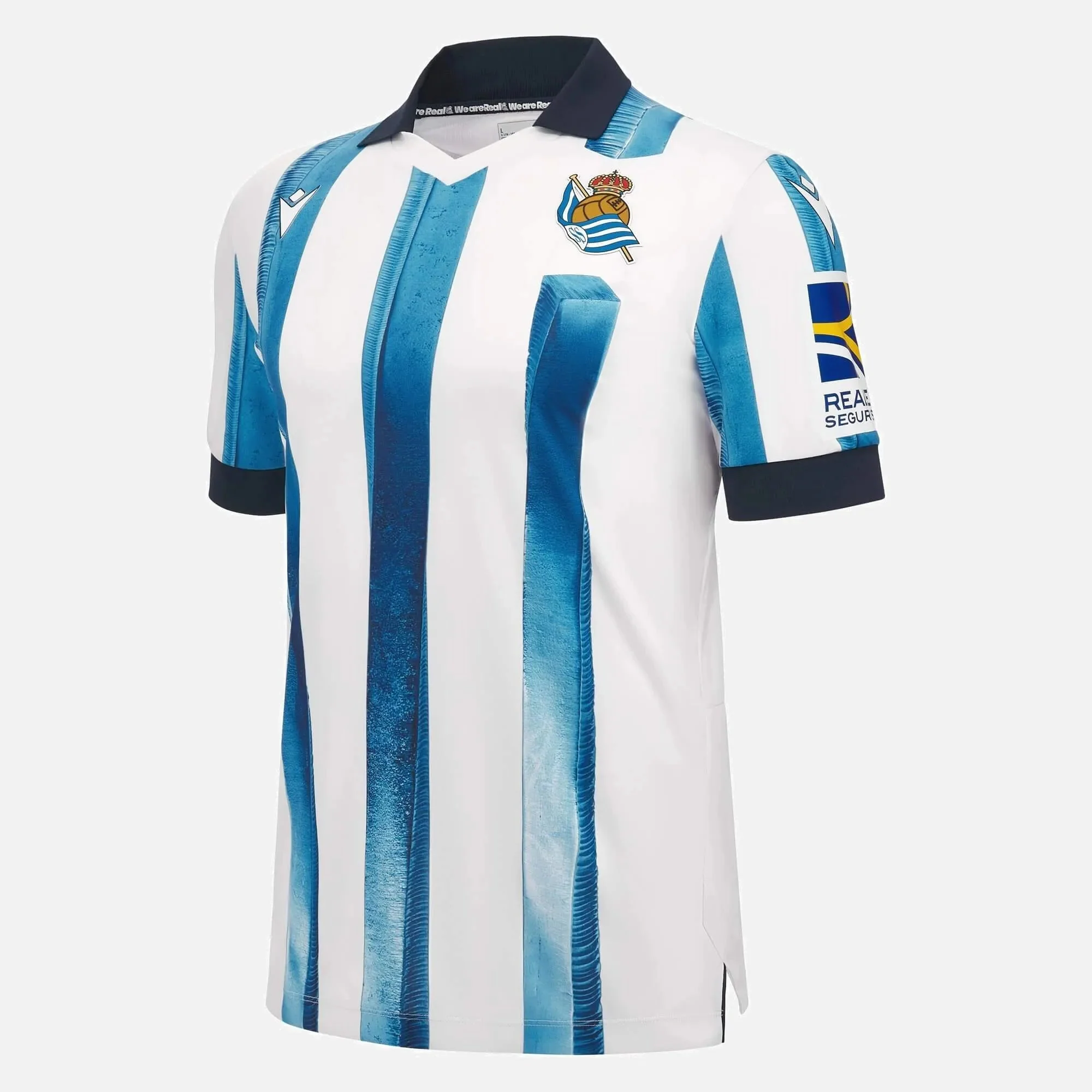 Macron 2023-24 Real Sociedad Men's Authentic Home Jersey