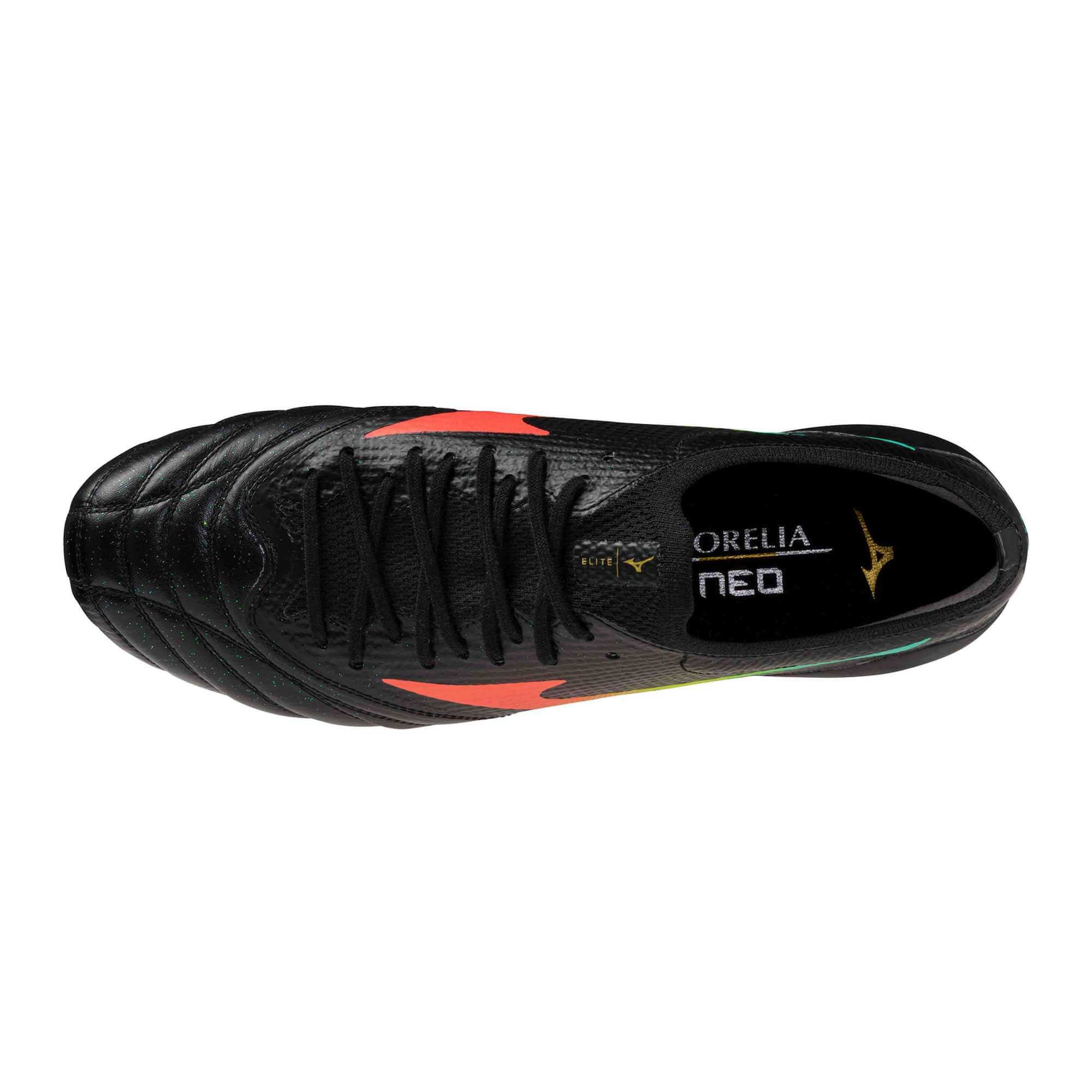 Mizuno Morelia Neo V Beta Elite Firm Ground Soccer Cleats - Bright Black Pack (FA26) - Image 3