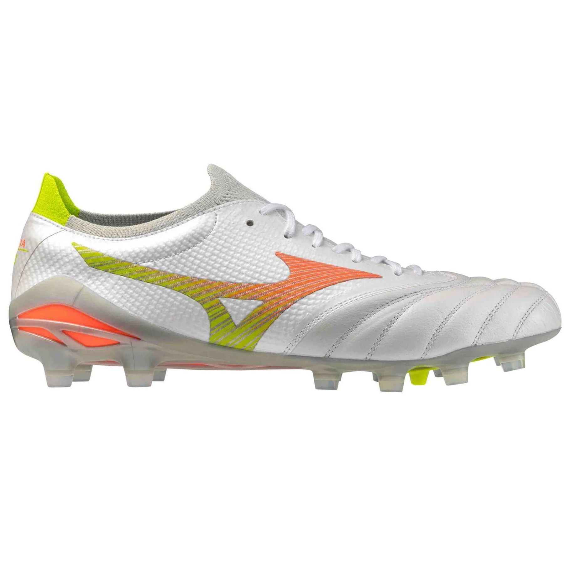 Mizuno Morelia Neo V Beta Elite Firm Ground Soccer Cleats - Prism White Pack (FA26) - Image 2