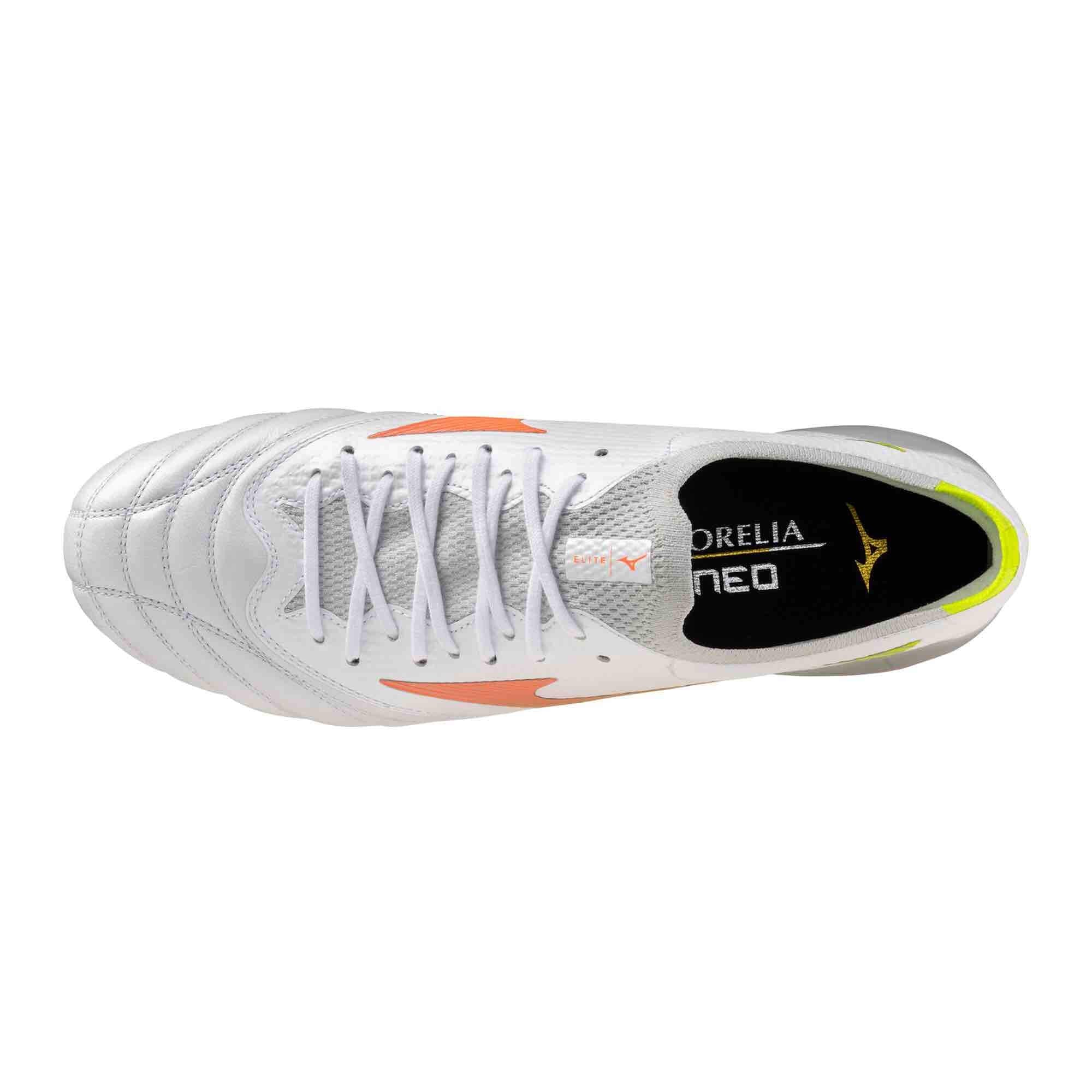 Mizuno Morelia Neo V Beta Elite Firm Ground Soccer Cleats - Prism White Pack (FA26) - Image 3