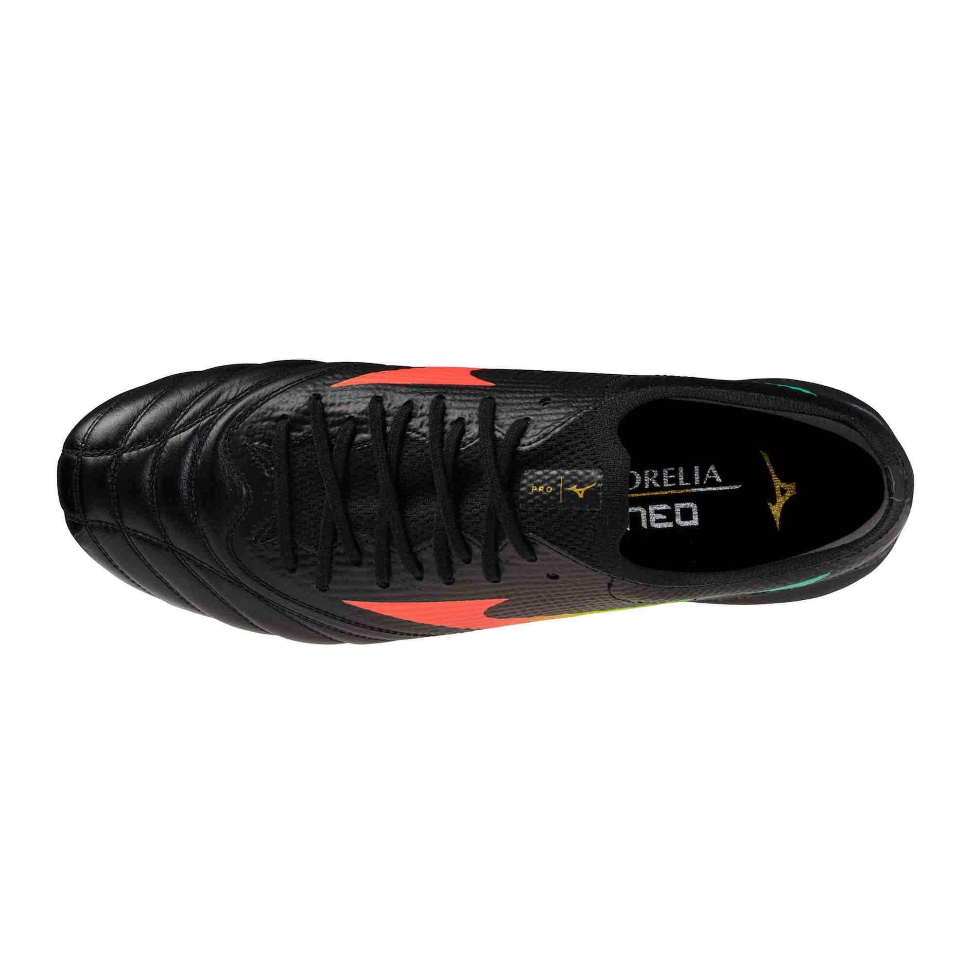 Mizuno Morelia Neo V Beta Pro Firm Ground Soccer Cleats - Bright Black Pack (FA26) - Image 3