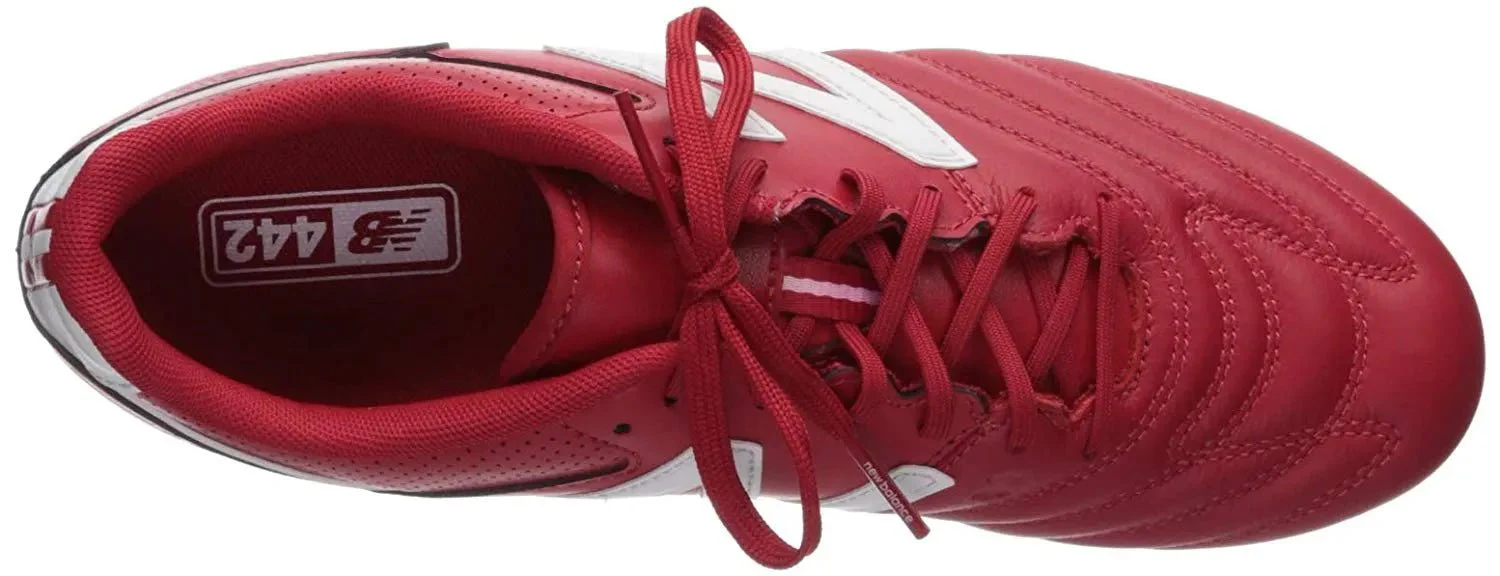 New Balance 442 Team FG 2E Wide - Red-White - Image 3