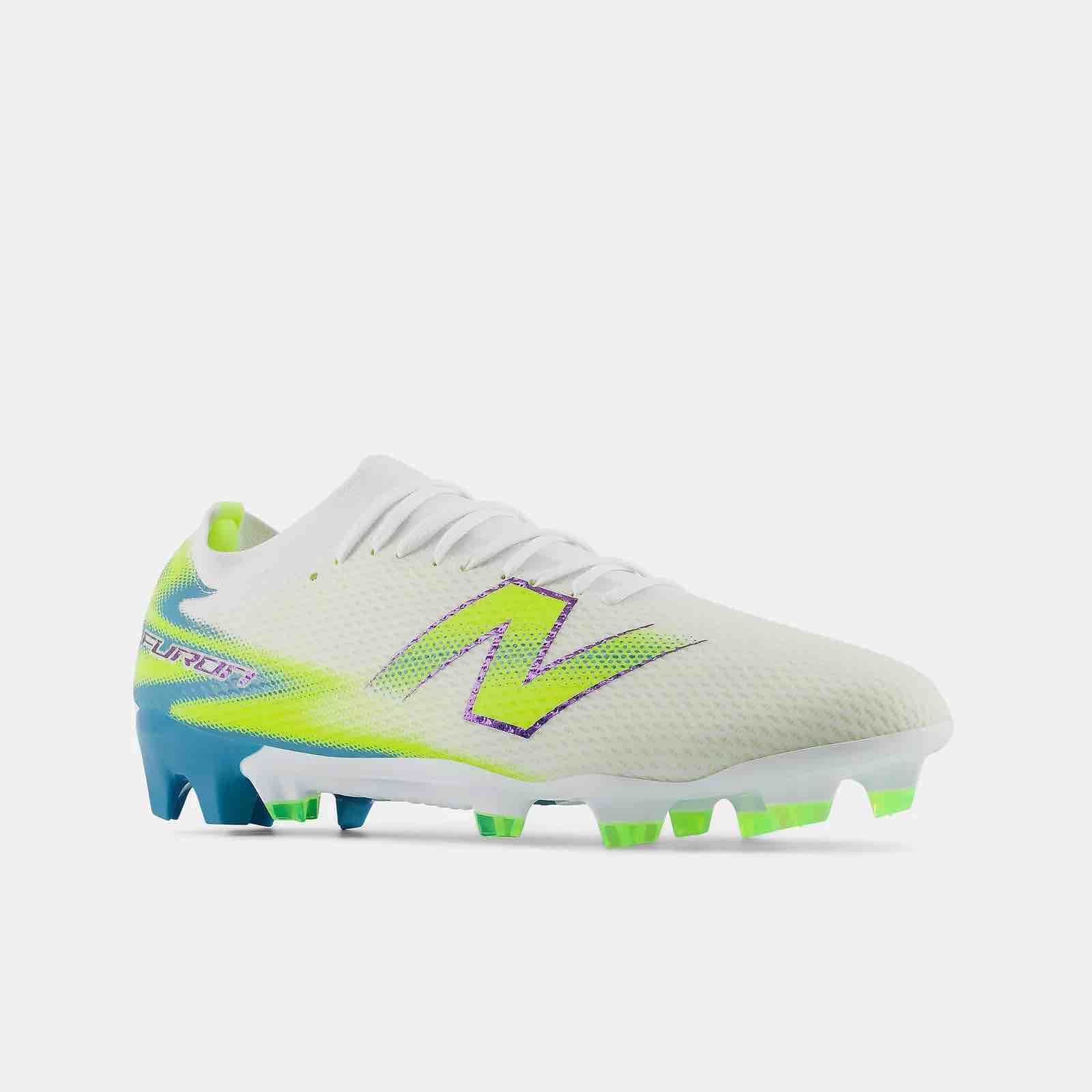 New Balance Furon Team V9 2E Wide Firm Ground Soccer Cleats - Neon Tide Pack (FA26) - Image 3