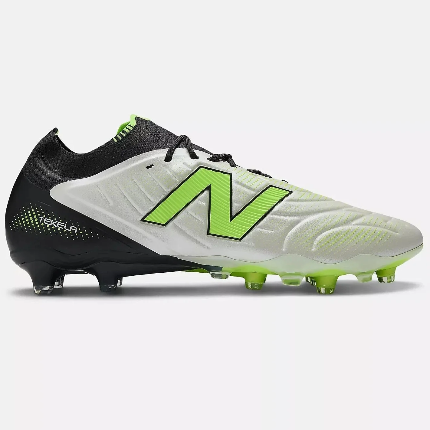 New Balance Tekela Elite Low Laced V5 2E Wide Firm Ground Soccer Cleats - Lime Light Pack (FA25)