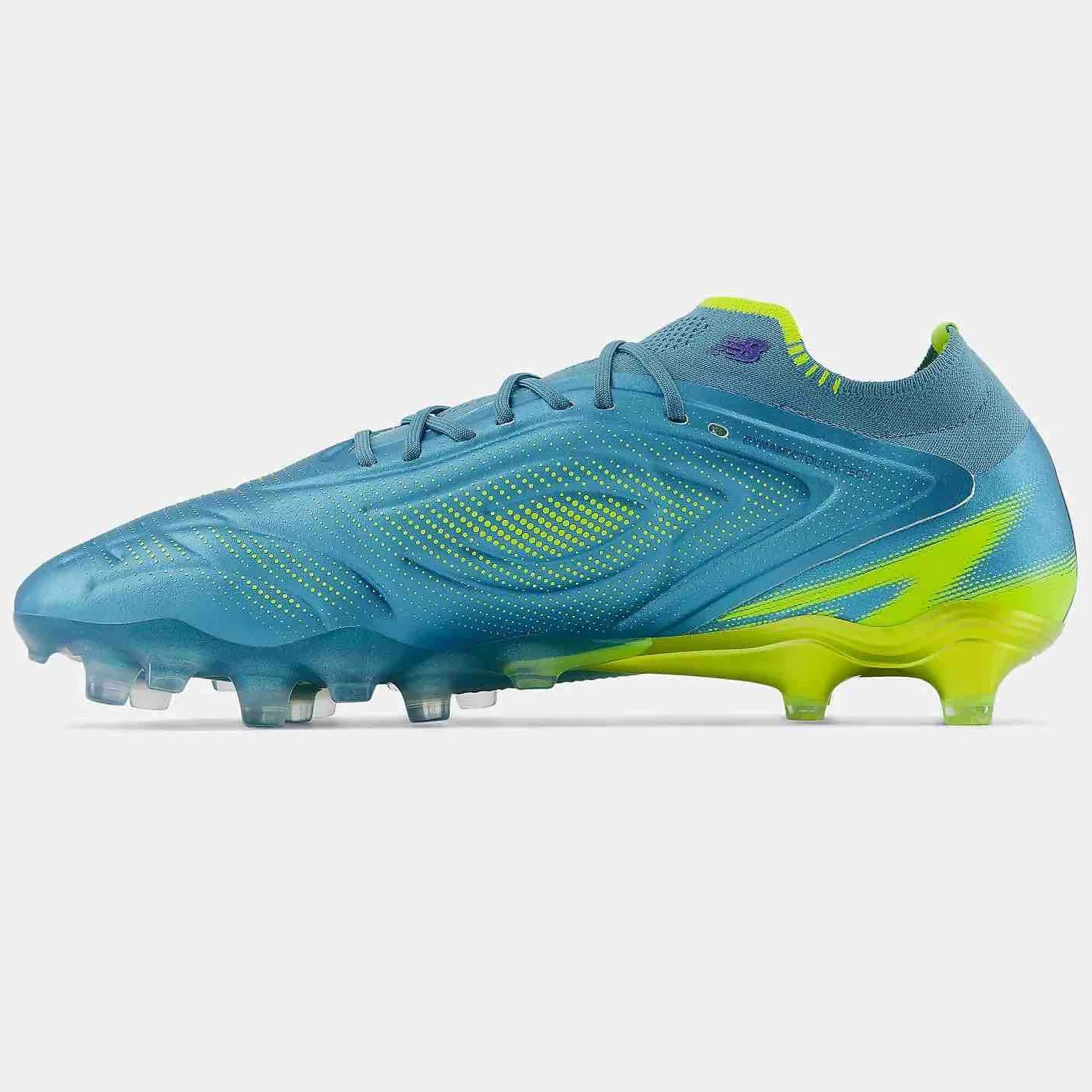 New Balance Tekela Elite Low Laced V5 2E Wide Firm Ground Soccer Cleats - Neon Tide Pack (FA26) - Image 2