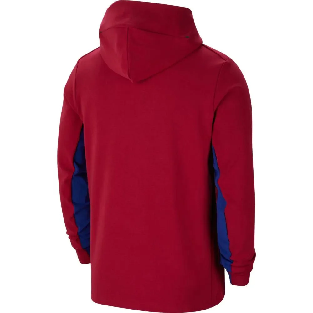 Nike 2020-21 FC Barcelona Tech Pack Jacket - Red - Image 2