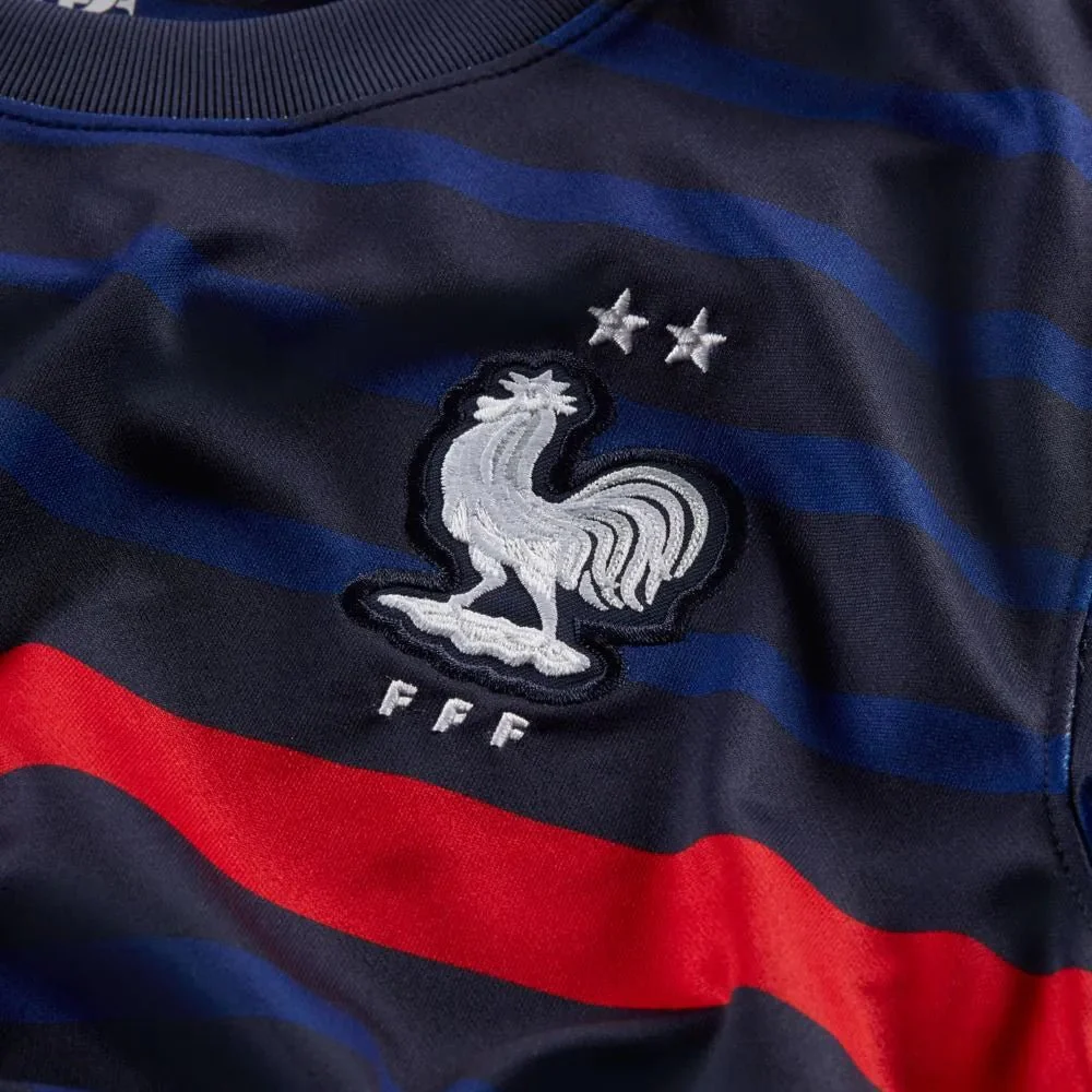 Nike 2020-21 France WOMENS Home Jersey - Blue-Red - Image 7