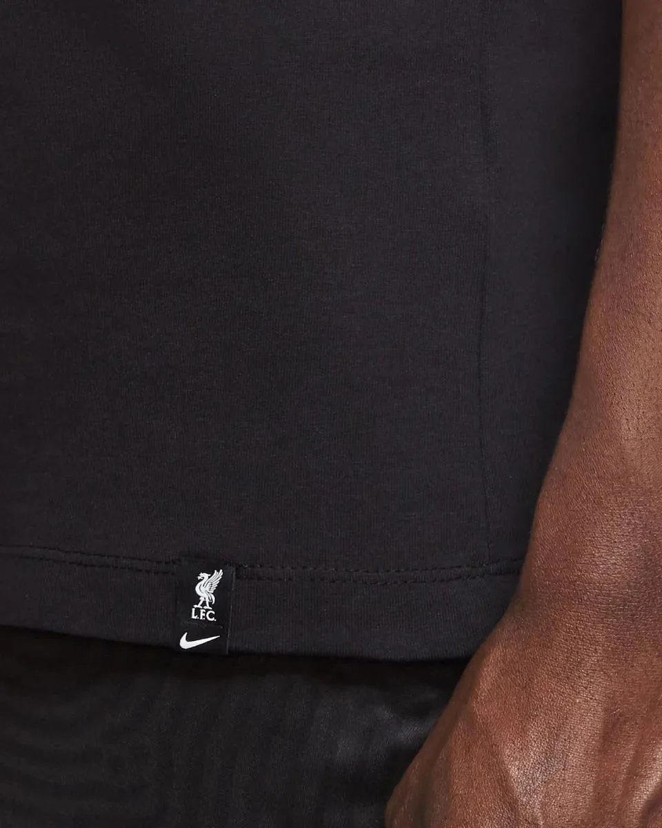Nike 2020-21 Liverpool Ignite Tee - Black-Teal - Image 5