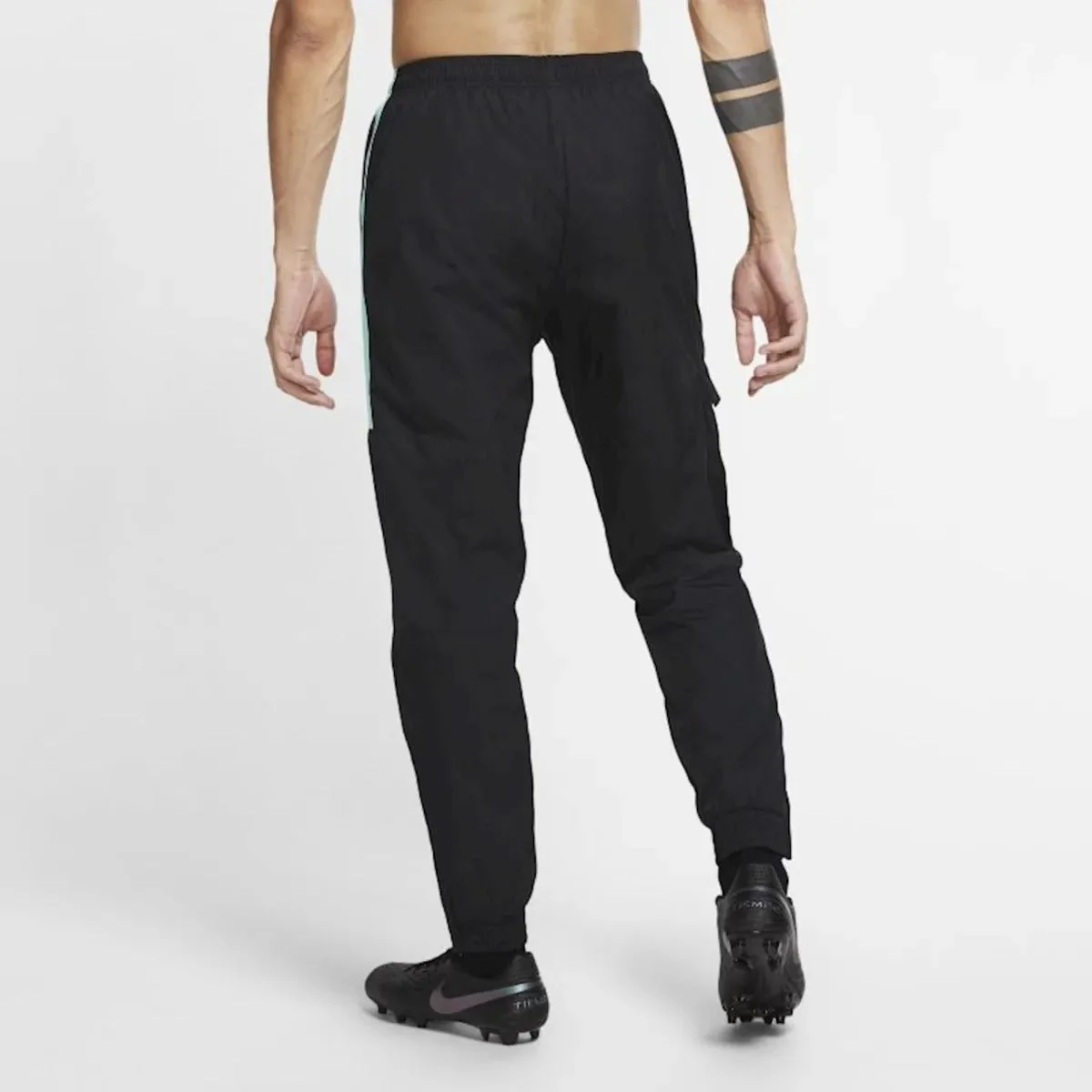 Nike 2020-21 Liverpool Woven Track Pants - Dark Grey-Turquoise - Image 2