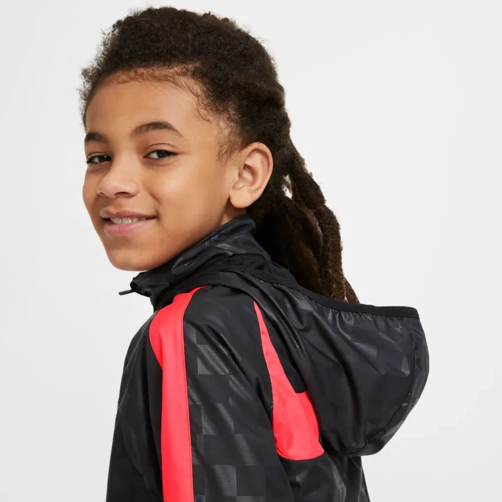 Nike 2020-21 Liverpool Youth AWF Lite Jacket - Black-Crimson - Image 3