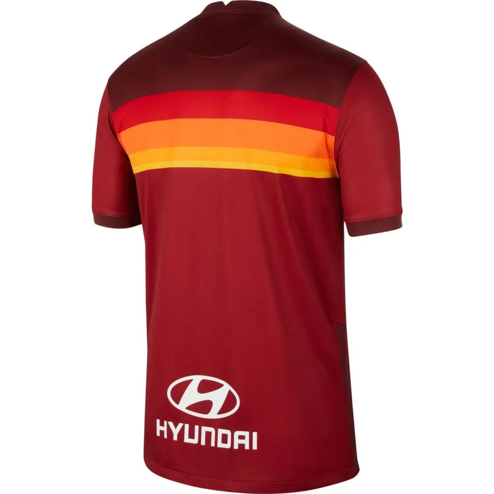 Nike 2020-21 Roma Home Jersey - Burgundy - Image 2