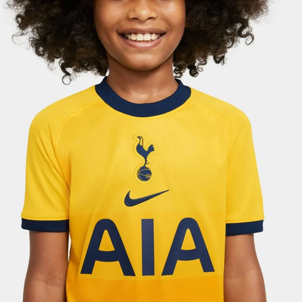 Nike 2020-21 Tottenham Youth Third Jersey - Yellow-Orange - Image 3