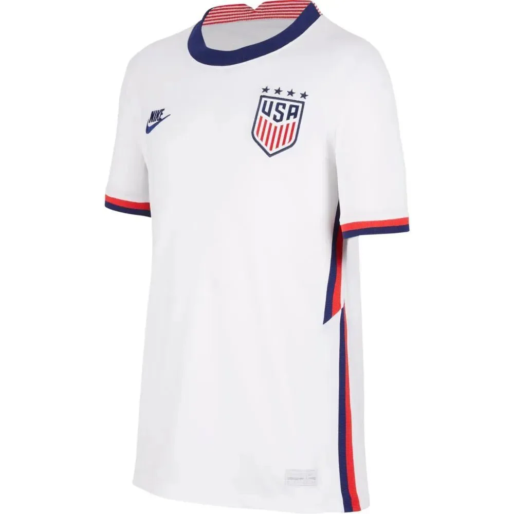 Nike 2020-21 USWNT Womens YOUTH Home Jersey - White