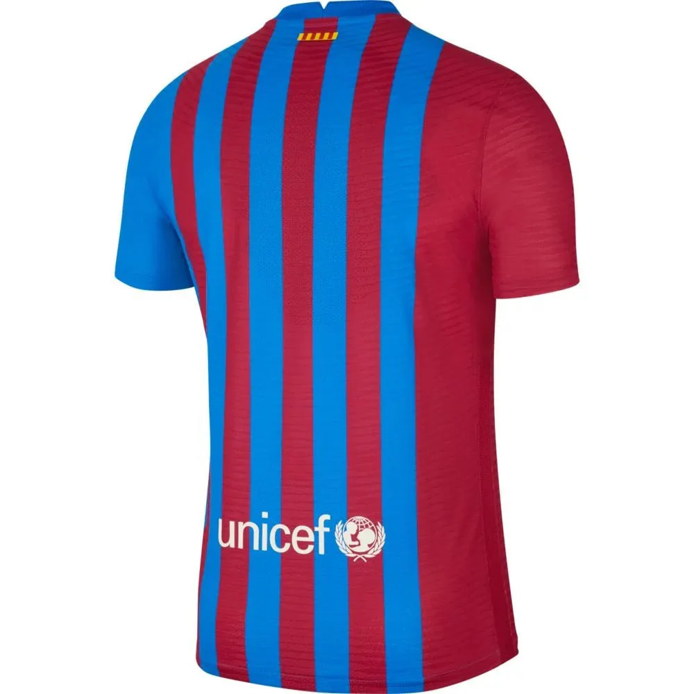 Nike 2021-22 Barcelona Home Authentic Vapor Match Jersey - Soar-Pale Ivory - Image 2