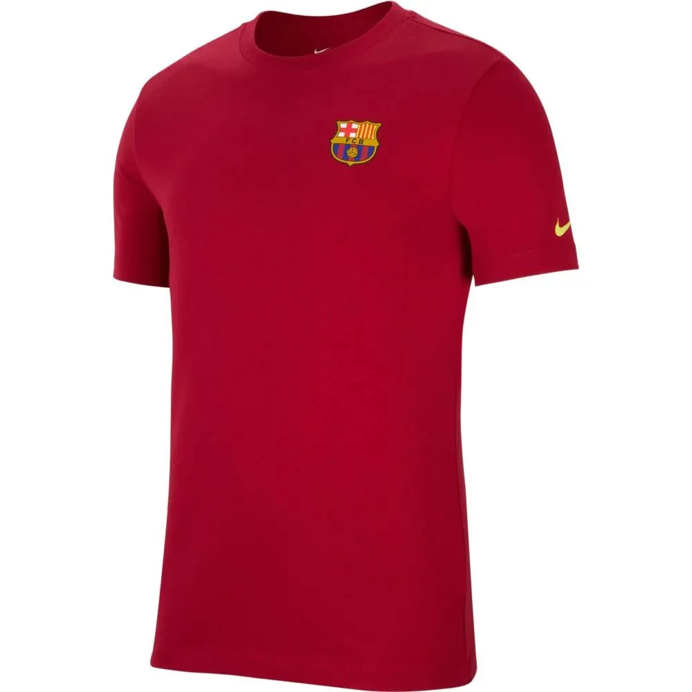 Nike 2021-22 Barcelona Travel Tee - Noble Red