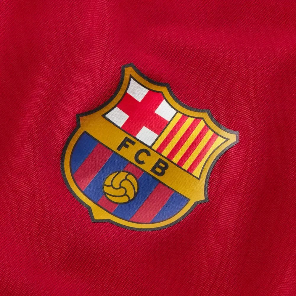 Nike 2021-22 Barcelona Travel Tee - Noble Red - Image 3