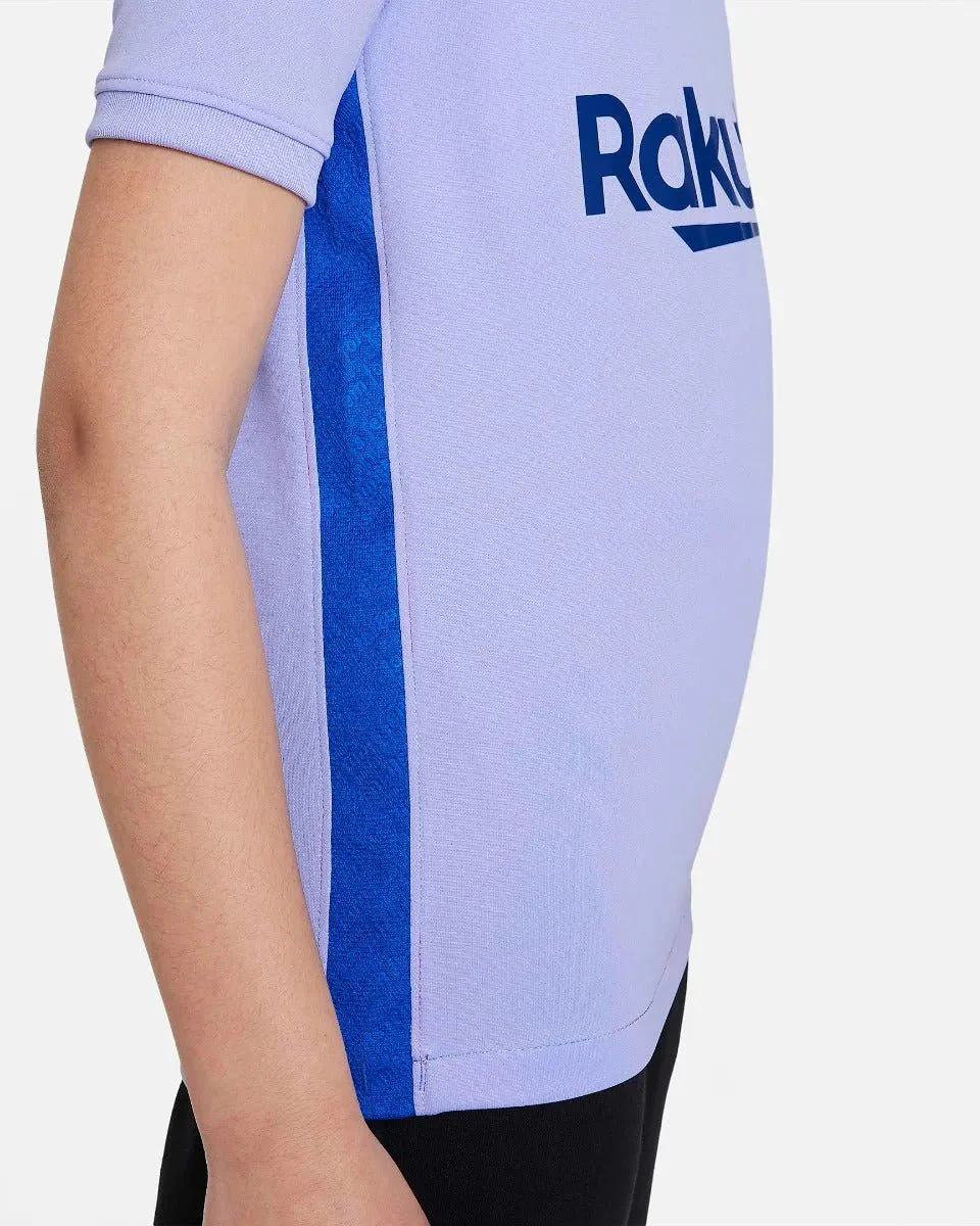 Nike 2021-22 Barcelona Youth Away Jersey - Purple Pulse - Image 4