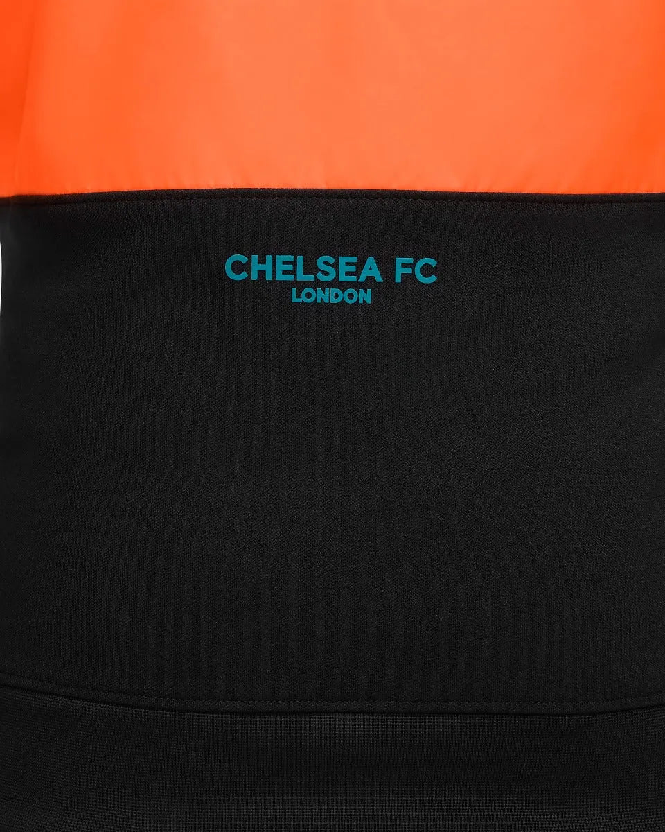Nike 2021-22 Chelsea Youth I96 Anthem Jacket - Blustery-Black-Crimson - Image 5