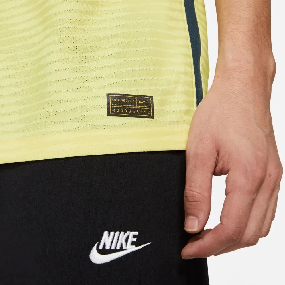 Nike 2021-22 Club America Home ADV Match Jersey - Yellow-Navy - Image 5
