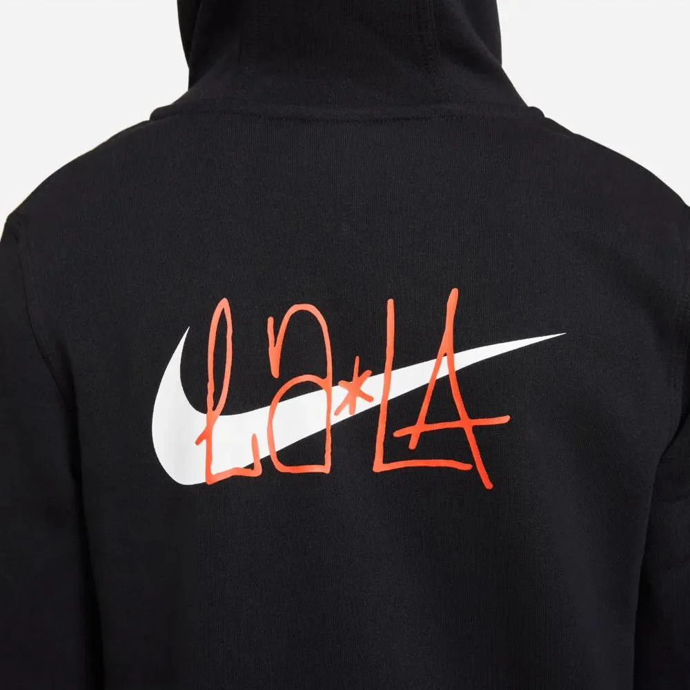 Nike 2021-22 Club America Youth NSW Full Zip Club Hoodie LA - Black - Image 3