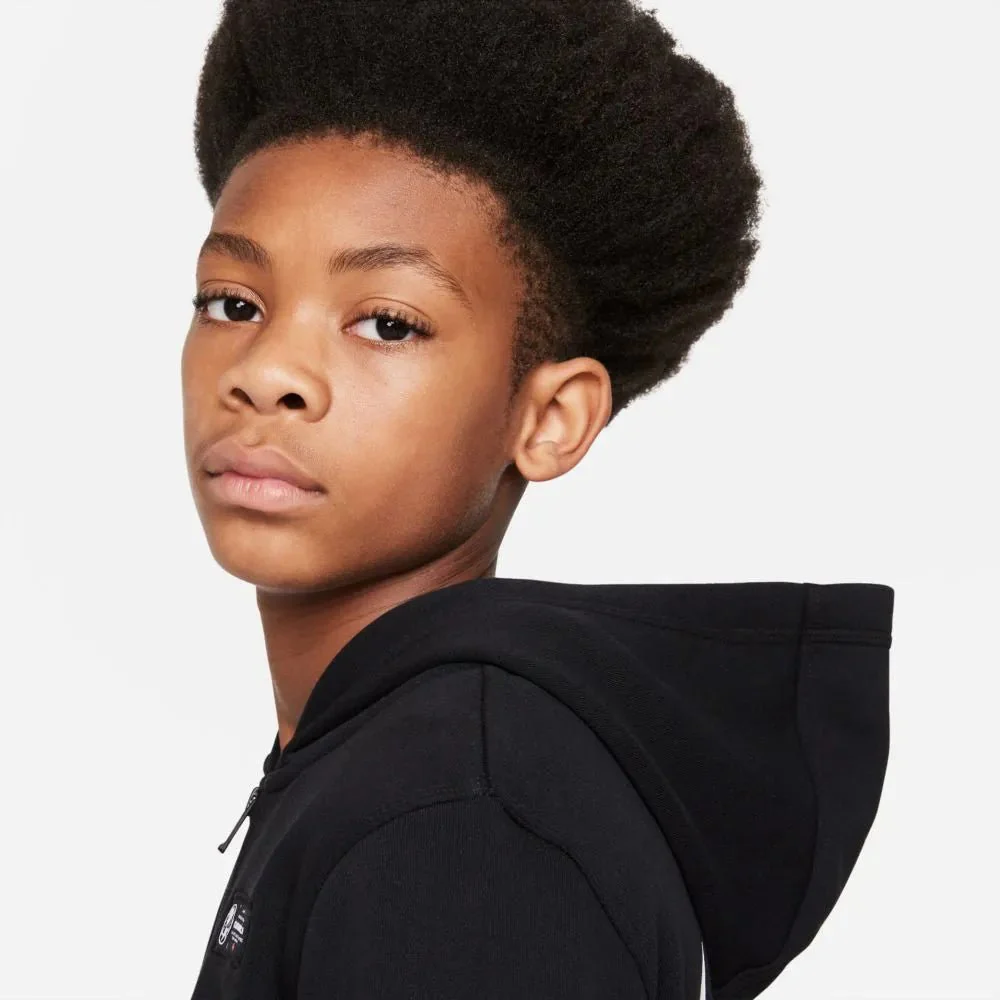 Nike 2021-22 Club America Youth NSW Full Zip Club Hoodie LA - Black - Image 4