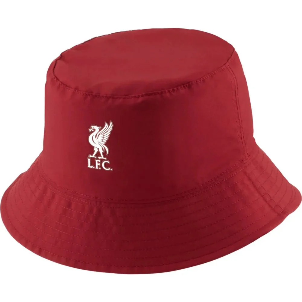 Nike 2021-22 Liverpool DF Reversible Bucket Hat - Burgundy-Teal - Image 4