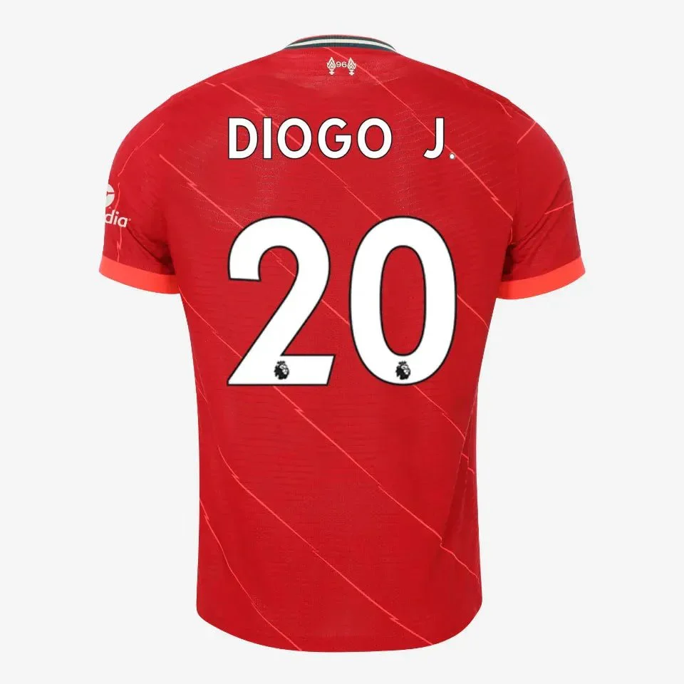 Nike 2021-22 Liverpool Home Jersey - Gym Red - Image 8