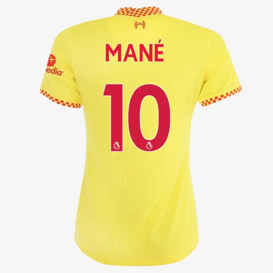 Nike 2021-22 Liverpool Third ADV Match Jersey - Yellow - Image 5