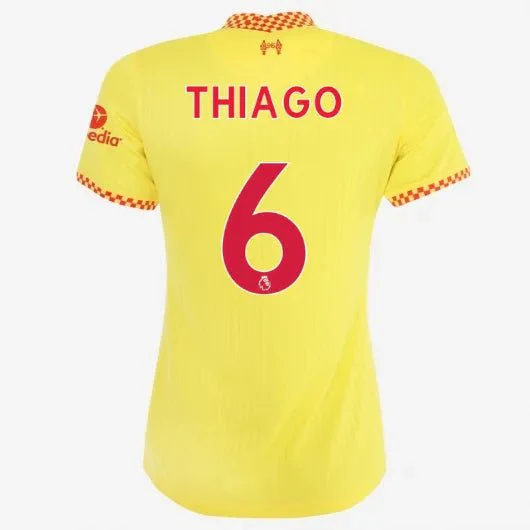 Nike 2021-22 Liverpool Third ADV Match Jersey - Yellow - Image 6