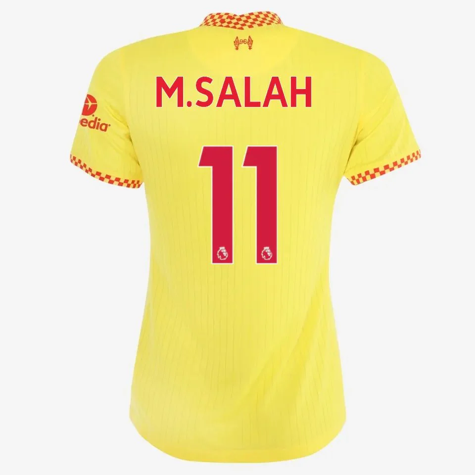 Nike 2021-22 Liverpool Third ADV Match Jersey - Yellow - Image 7