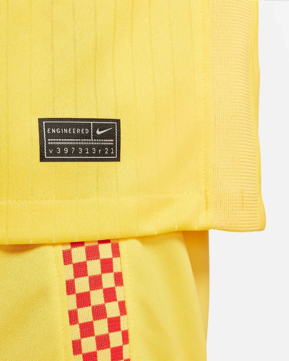 Nike 2021-22 Liverpool Third Jersey - Yellow - Image 11