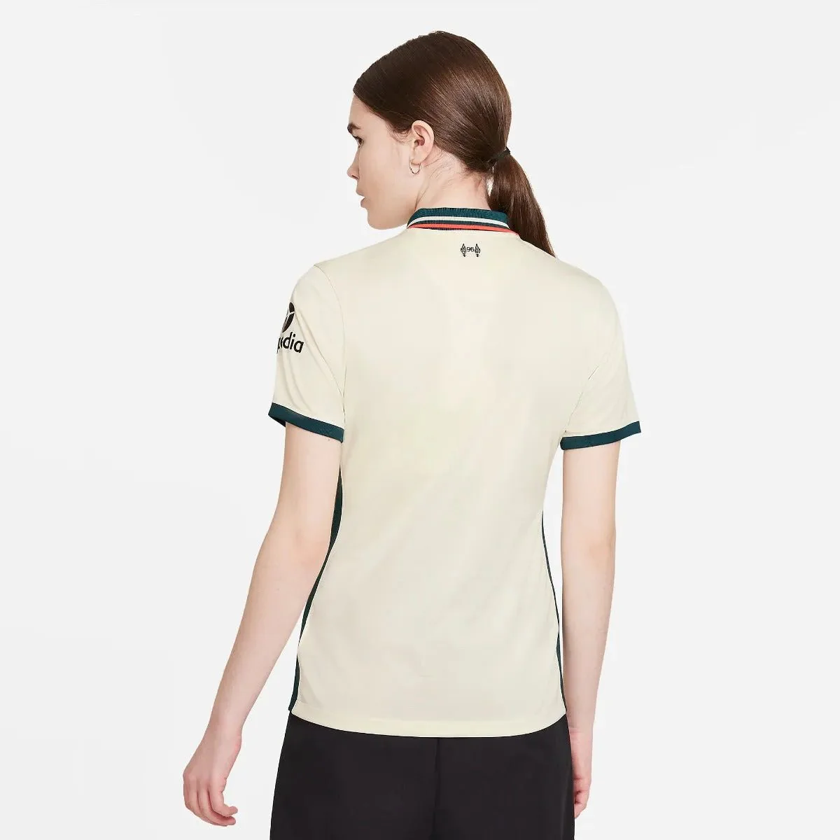 Nike 2021-22 Liverpool Women Away Jersey - Fossil - Image 2