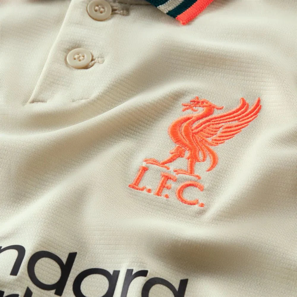 Nike 2021-22 Liverpool Youth Away Jersey - Fossil - Image 6