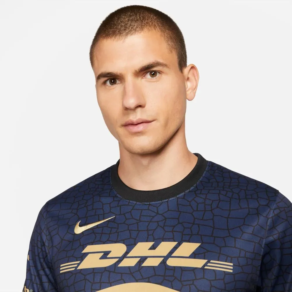 Nike 2021-22 Pumas Away Jersey - Navy-Gold - Image 3