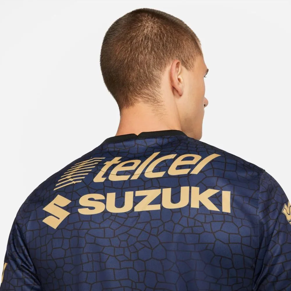 Nike 2021-22 Pumas Away Jersey - Navy-Gold - Image 4