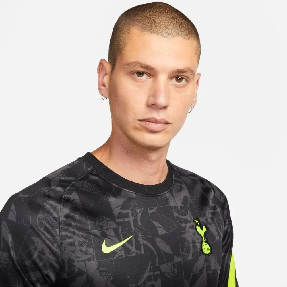Nike 2021-22 Tottenham DF Pre-Match Jersey - Black - Image 2