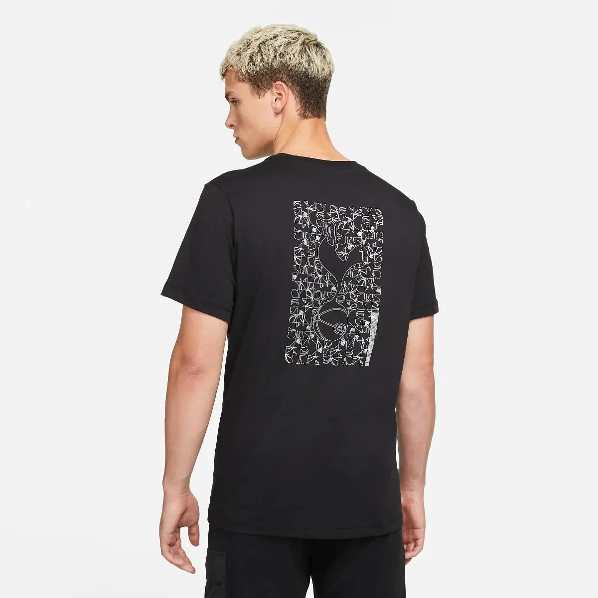 Nike 2021-22 Tottenham Voice Tee - Black - Image 2