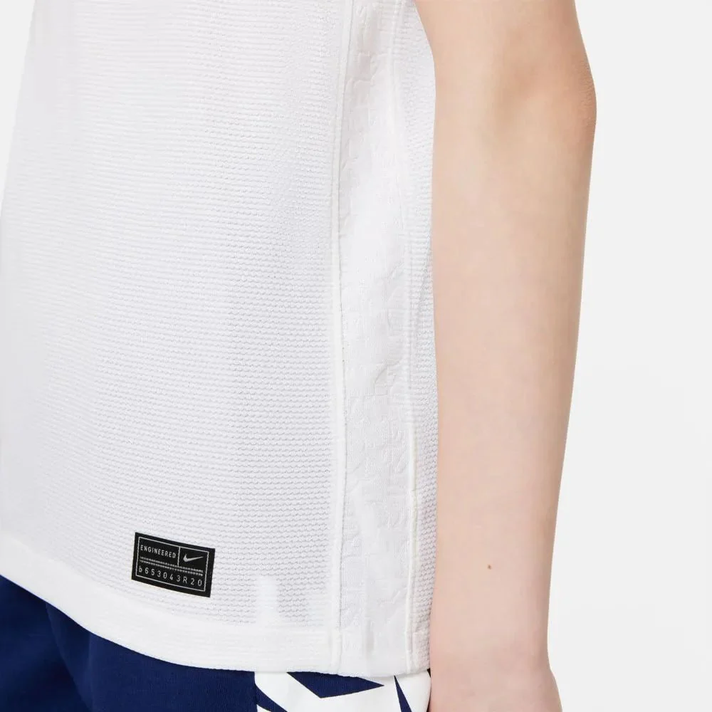 Nike 2021-22 Tottenham Youth Home Jersey - White - Image 5
