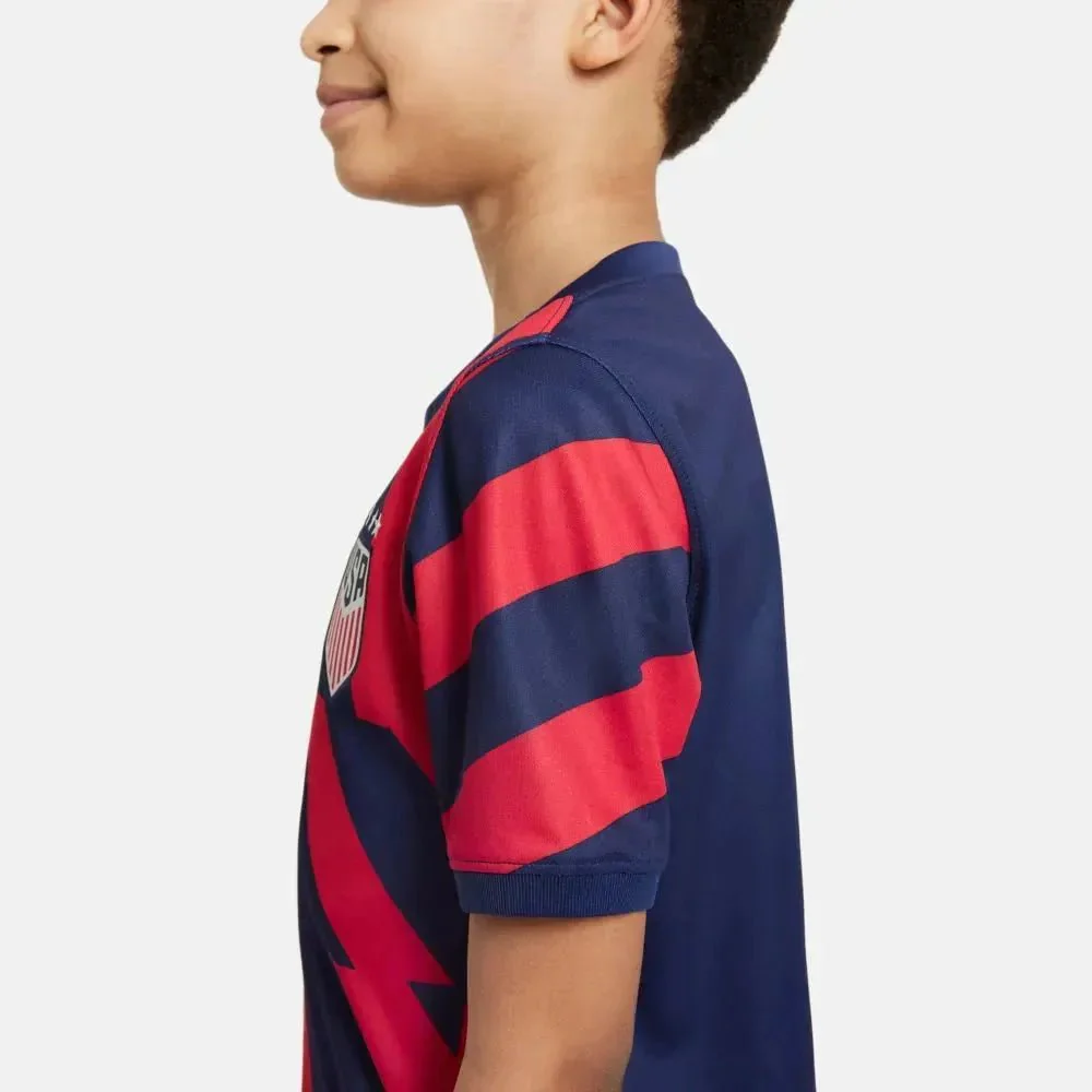 Nike 2021-22 USA Youth 4 Star Away Jersey - Navy-Red - Image 4