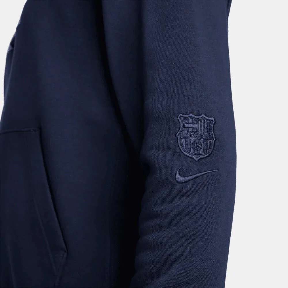 Nike 2022-23 Barcelona French Terry Hoodie - Image 5