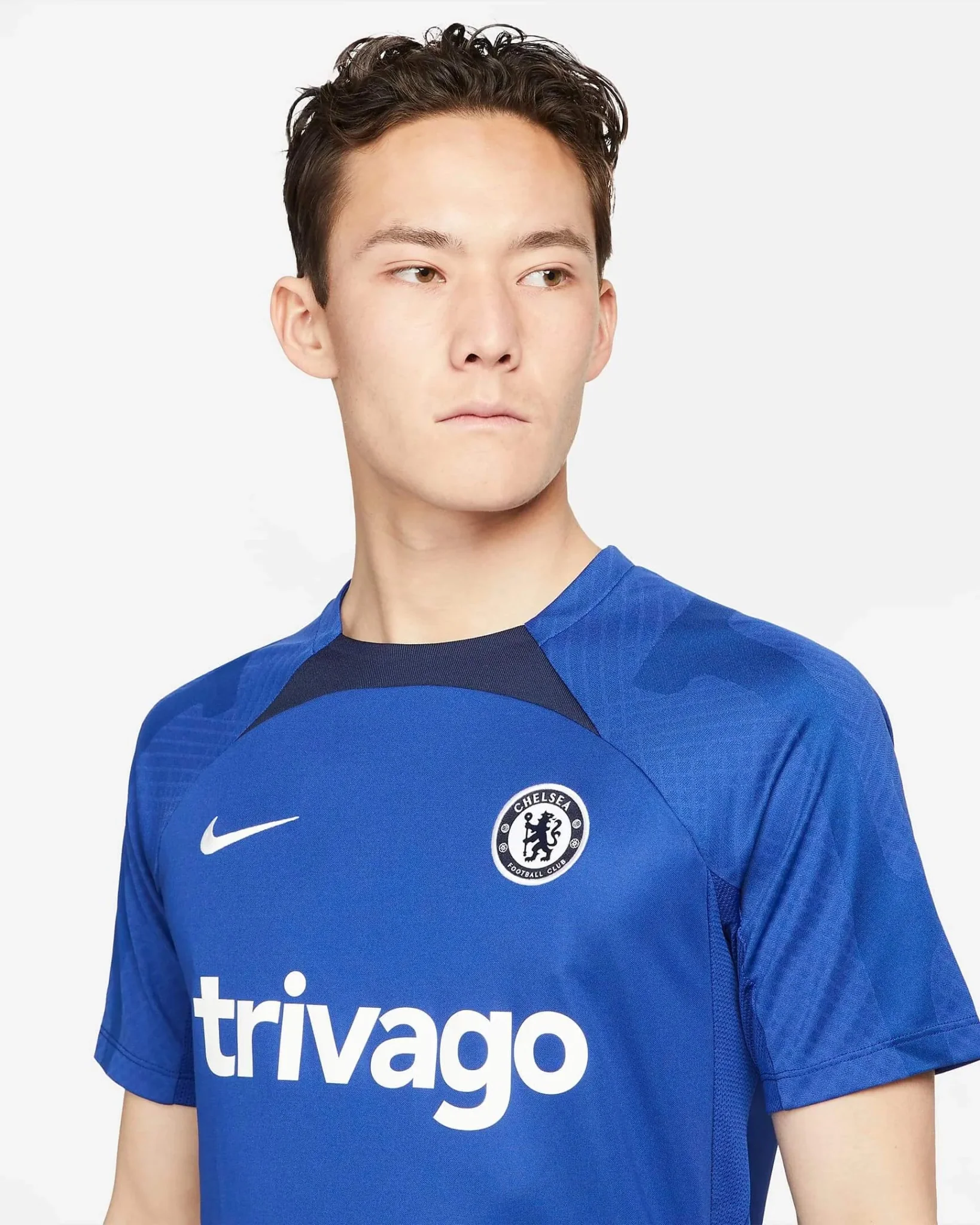 Nike 2022-23 Chelsea FC Strike SS Training Jersey Royal - Image 3