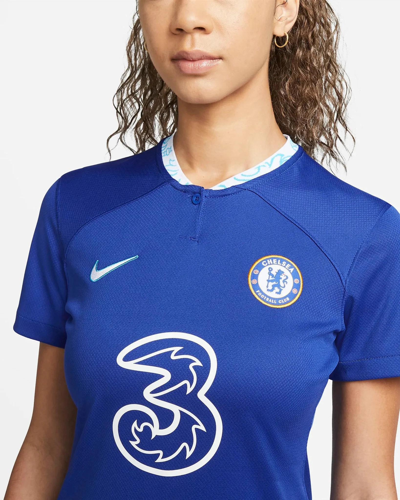 Nike 2022-23 Chelsea Women's Home Jersey - Rush Blue-White - Image 3
